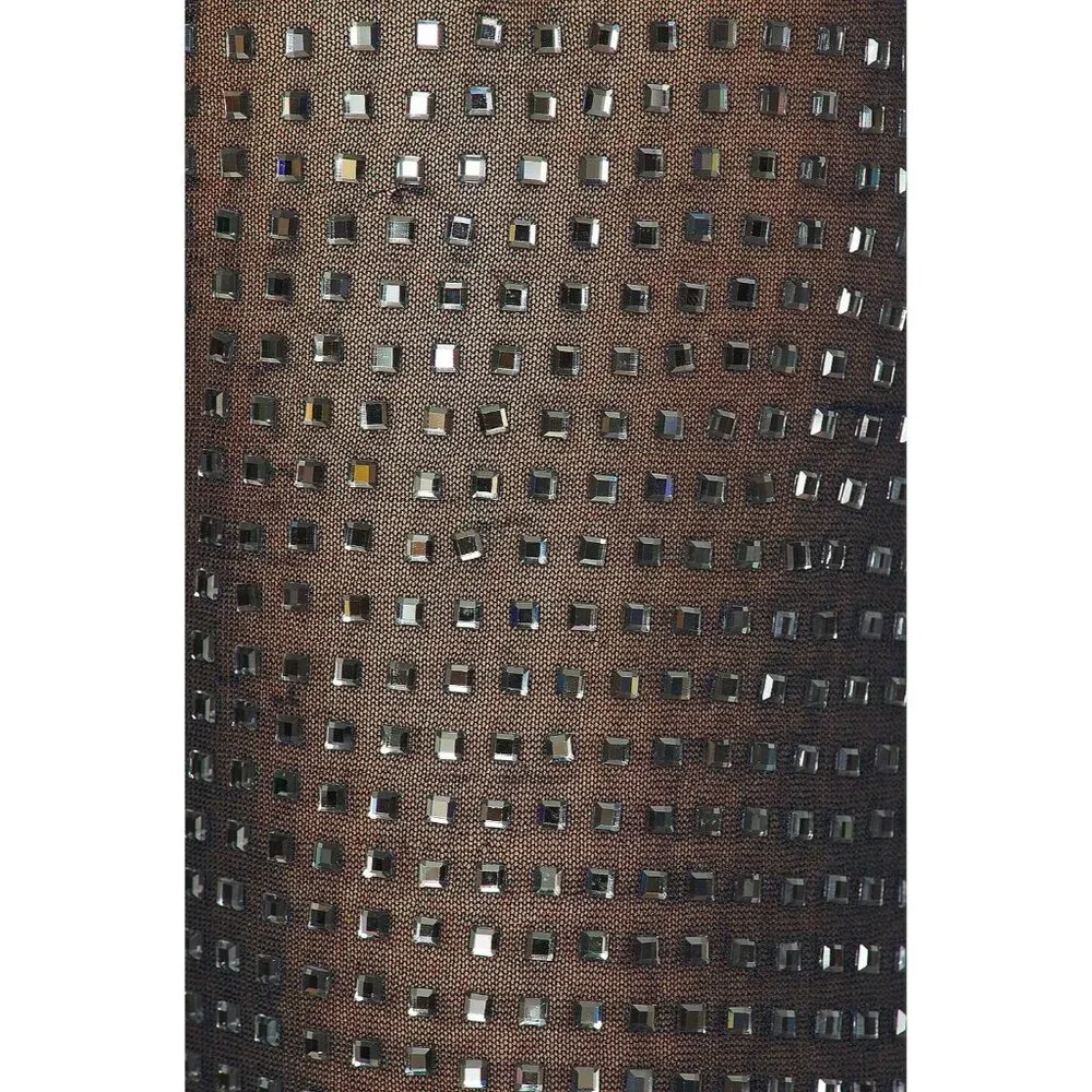 Christopher Esber Cristalla Long Sleeve Knit Drape Dress in Ink - Picture 5 of 5